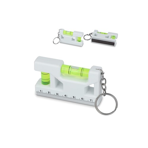 Mini spirit level keychain
