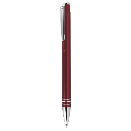 BALL PEN ALUMINIUM BURGUNDY