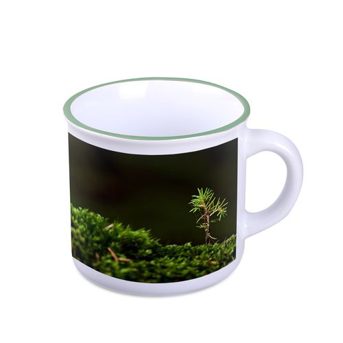 Sublimation mug Loft Art 290ml white/green