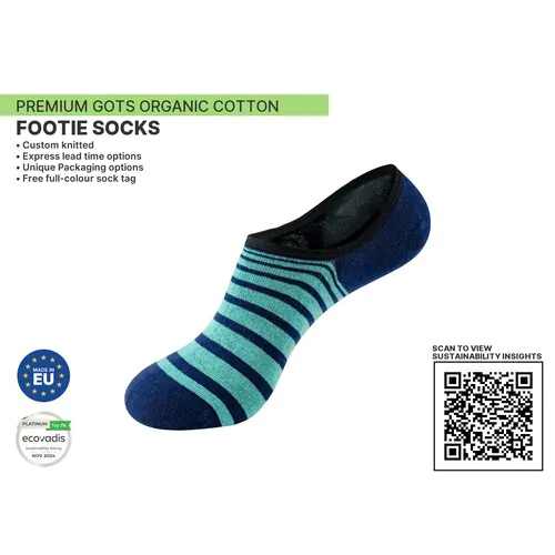 Premium ORGANIC Footie by KINGLY Socks Premium ORGANIC Footie by KINGLY Socks