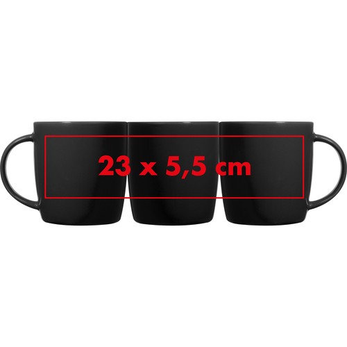 Porcelain cup, white inside and coloured outside Porcelain cup, white inside and coloured outside