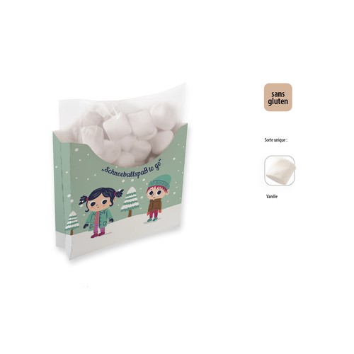 Chamallows in Advertising Box, Mini Marshmallow Rocky Mountain