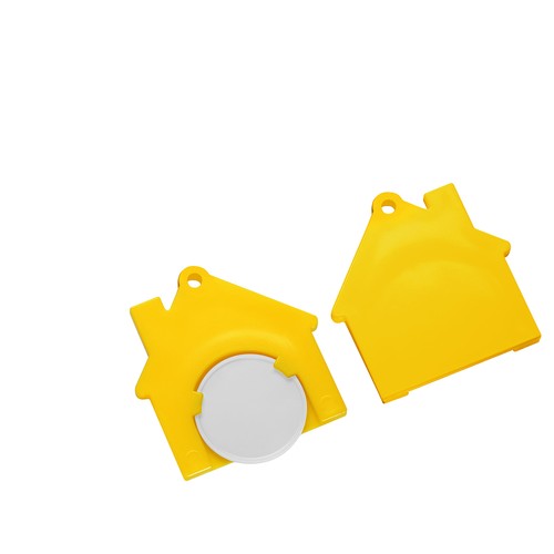 Chip holder with 1€ chip "house" Chip holder with 1€ chip "house"