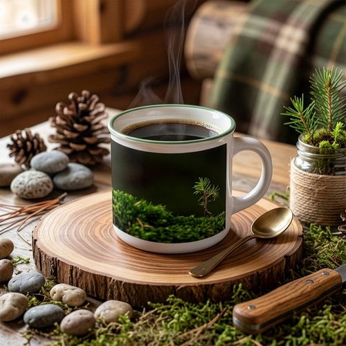 Tazza per sublimazione Loft Art 290ml bianco/verde
