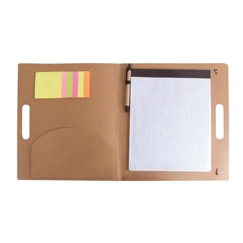 Libreta con bloc, tiras adhesivas y bolígrafo Libreta con bloc, tiras adhesivas y bolígrafo