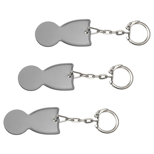 Recycling shopping trolley releaser