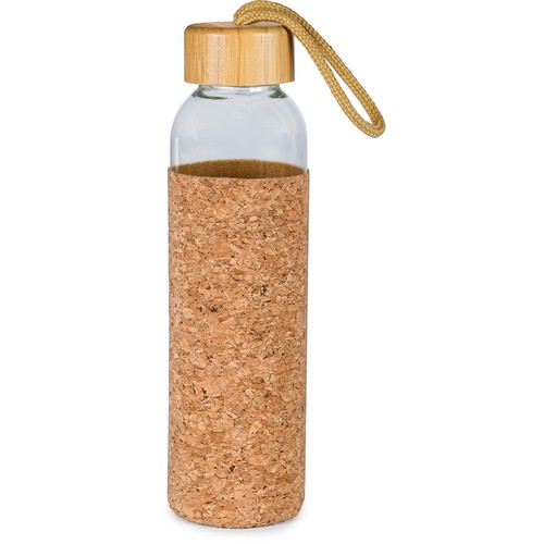BOUTEILLE DE 500ML EN VERRE, BAMBOU ET LIÈGE BOUTEILLE DE 500ML EN VERRE, BAMBOU ET LIÈGE