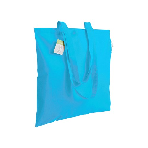 140 g/m2 organic cotton shopping bag, long handles 140 g/m2 organic cotton shopping bag, long handles
