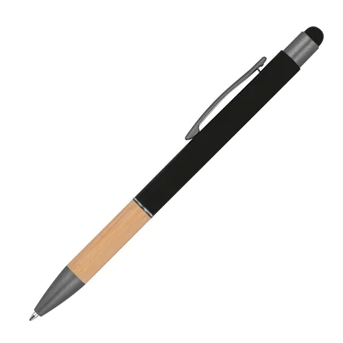 Ball pen with bamboo grip zone Ball pen with bamboo grip zone