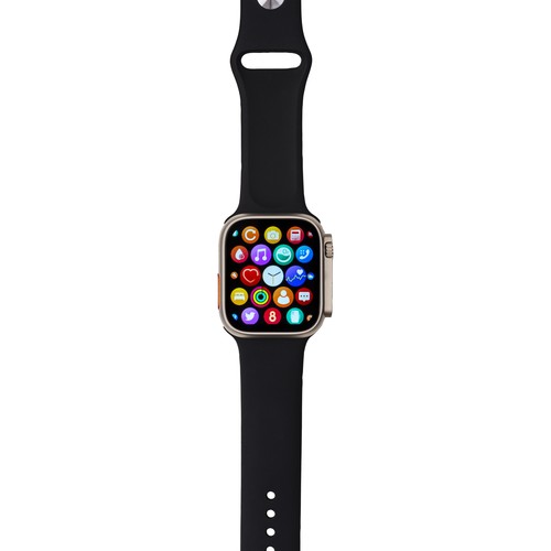 Fitness tracker with recycled TPU wristband Fitness tracker with recycled TPU wristband