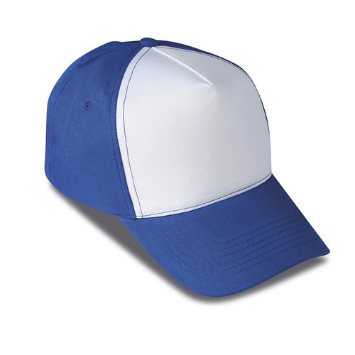 5 PANELS TWO-TONE GOLF CAP IN 100% POLYESTER