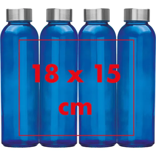 Borraccia colorata con tappo grigio Borraccia colorata con tappo grigio