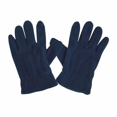 Fleece men gloves with elastic cuffs. One size k