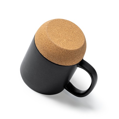 Ceramic cup with cork base, 420ml Cuto