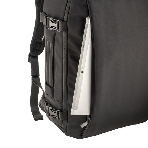 Travel backpack with laptop compartment 15 inch in nylon taslon