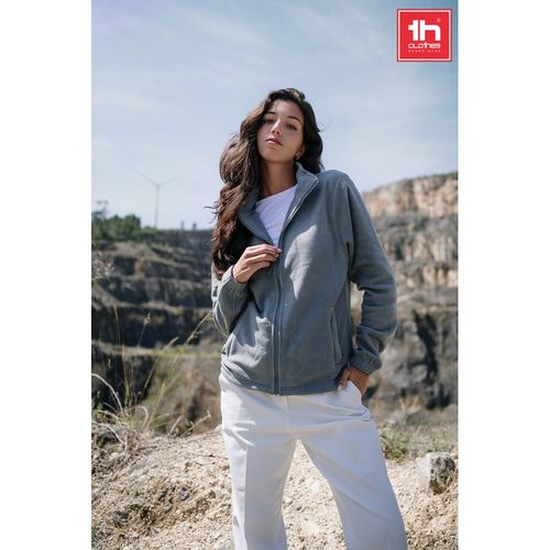 THC GAMA WOMEN. Chaqueta polar de mujer con cremallera THC GAMA WOMEN. Chaqueta polar de mujer con cremallera