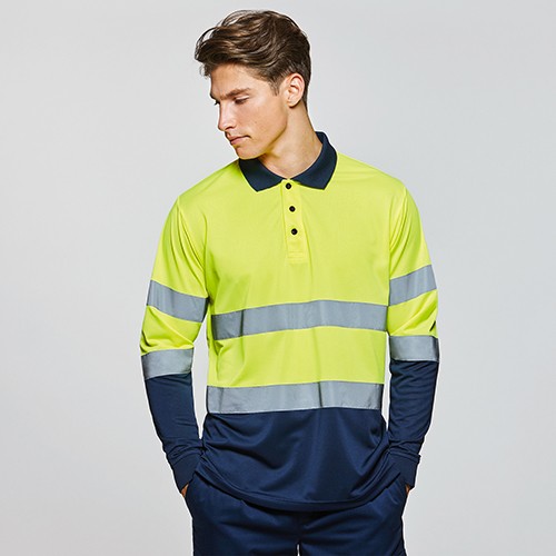 Polo tecnica alta visibilità POLARIS L/S