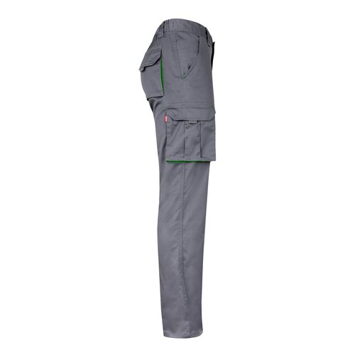 VL FIDES. Two-tone, multi-pocket stretch trousers (240g/m²), in cotton (46%), EME (38%) and polyester (16%) VL FIDES. Two-tone, multi-pocket stretch trousers (240g/m²), in cotton (46%), EME (38%) and polyester (16%)