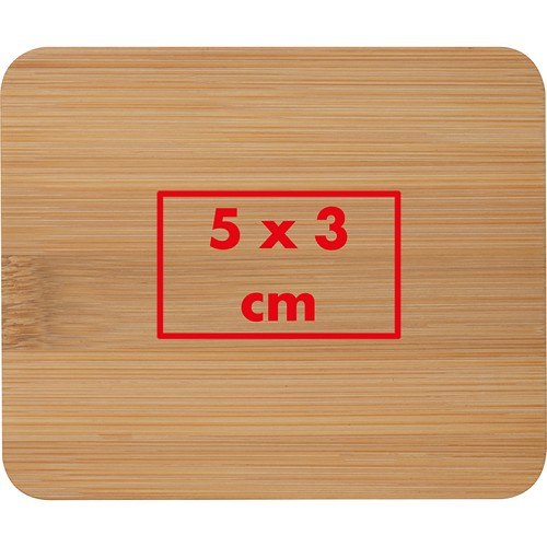 Manicure set in bamboo case