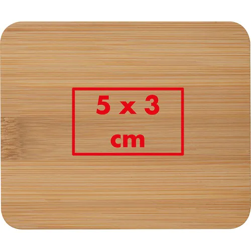 Manicure set in bamboo case