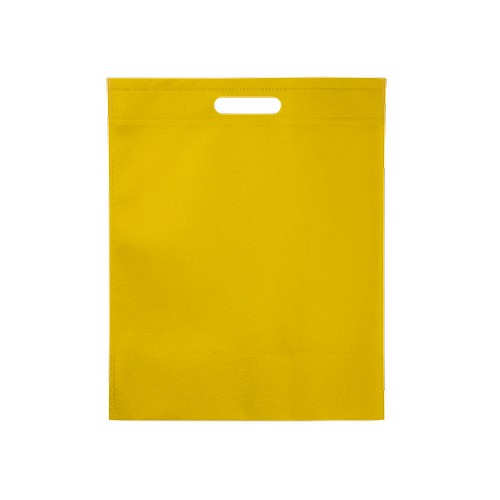 Non woven shopper cut-out handle