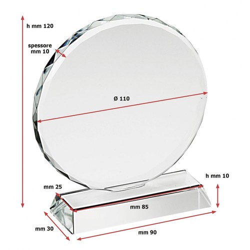 TROPHY ROUND DECORATED diam mm 110 TROPHY ROUND DECORATED diam mm 110