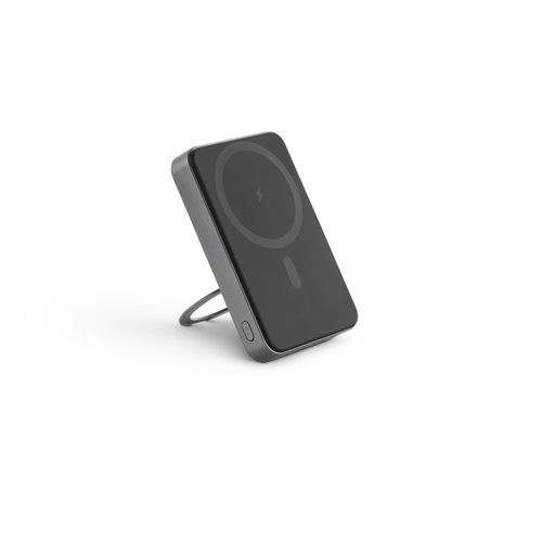 WARSHEL 10. Batterie nomade magnétique de 10 000 mAh avec chargeur sans fil ultrarapide de 15 W en ABS recyclé (100 % rABS) avec support WARSHEL 10. Batterie nomade magnétique de 10 000 mAh avec chargeur sans fil ultrarapide de 15 W en ABS recyclé (100 % rABS) avec support
