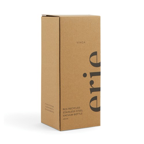 VINGA Erie RCS steel vacuum bottle 450 ML VINGA Erie RCS steel vacuum bottle 450 ML