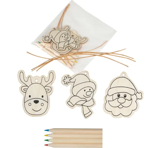 Christmas tree tag painting set Dresden