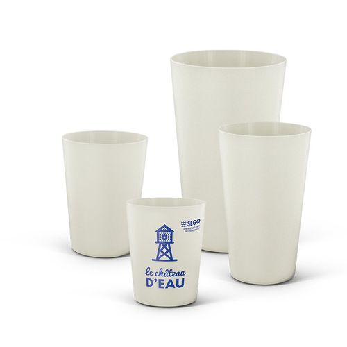 GOBELET REUTILISABLE EN BIOCOMPOSITE 12 cl RAS BORD
