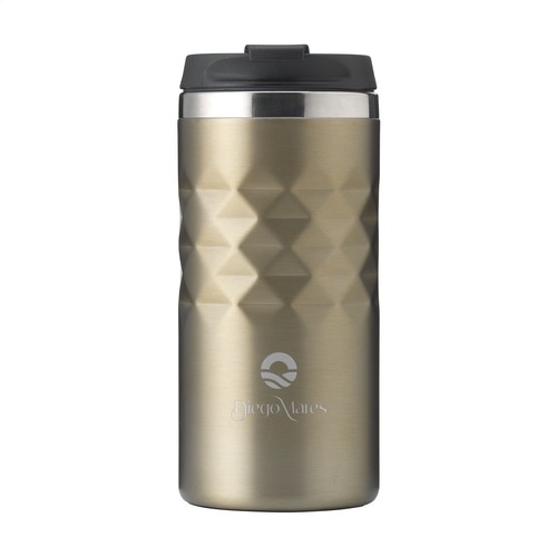 Geometric Mug RCS Recycled Steel 280 ml thermo cup Geometric Mug RCS Recycled Steel 280 ml thermo cup