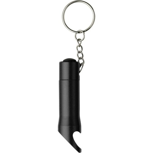Keyring, LED light, bottle opener