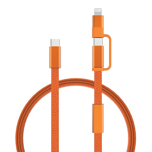 Arc RCS 60W 120 cm 2-in-1 fast charging cable Arc RCS 60W 120 cm 2-in-1 fast charging cable