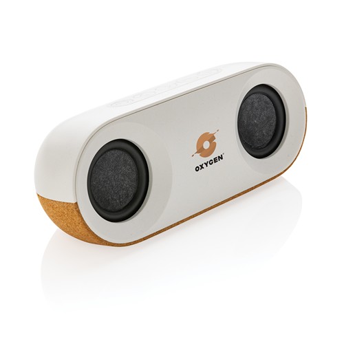 Altavoz Oregon RCS de plástico reciclado y corcho 10W Altavoz Oregon RCS de plástico reciclado y corcho 10W