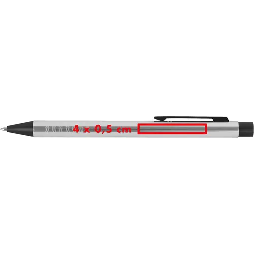 Retractable ballpen made of metal