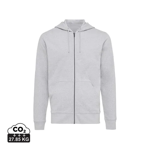 Sweat à capuche avec zip en coton recyclé IQONIQ Abisko