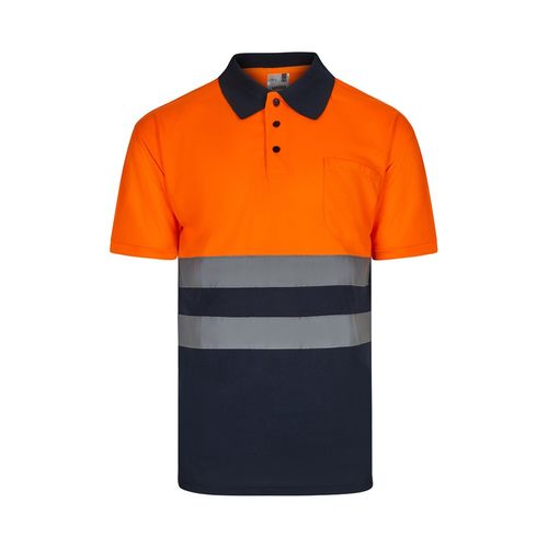 VL FORTUNA. Polo Bird-eye (140g/m²) à manches courtes, en polyester (100%)