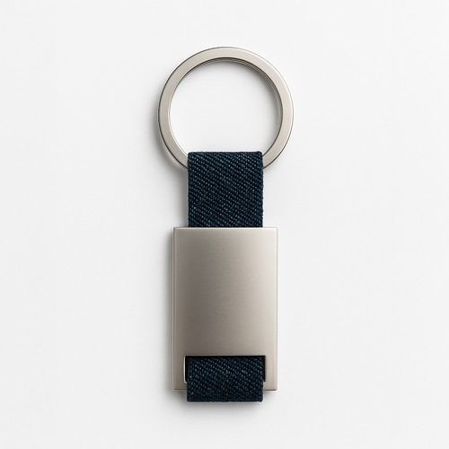 Metal and nylon key ring