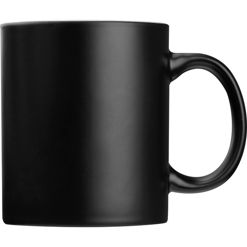 Black mug with colored inside Black mug with colored inside