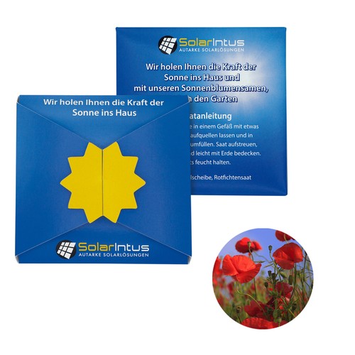 Closure – Star Seed Card - Poppy Closure – Star Seed Card - Poppy