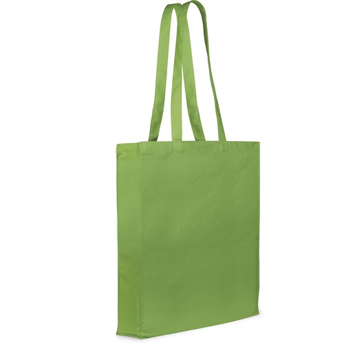 COTTON TWILL (250 gr/m²) SHOPPING BAG WITH GUSSET