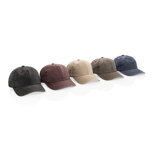 BEAU AWARE™ Washed 6-Panel Kappe aus 270gr/m² Baumwolltwill BEAU AWARE™ Washed 6-Panel Kappe aus 270gr/m² Baumwolltwill