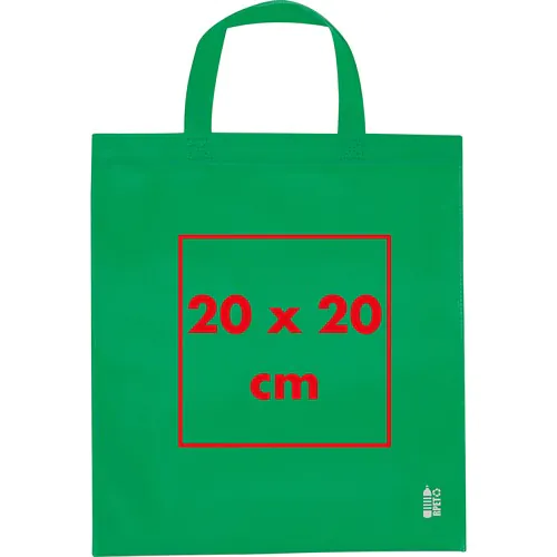 Shopping bag made of recycled non-woven Shopping bag made of recycled non-woven