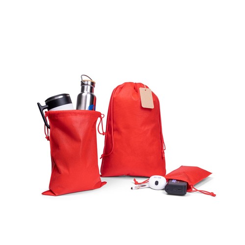 GIFT BAG L. Ampio zaino a sacca in tessuto non tessuto (60 g/m²)