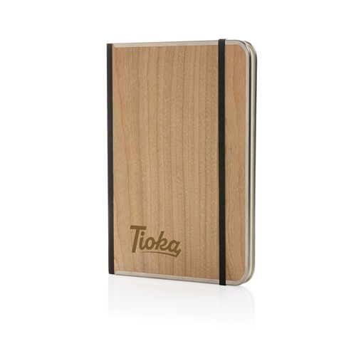 Carnet A5 couverture imprimé bois Treeline