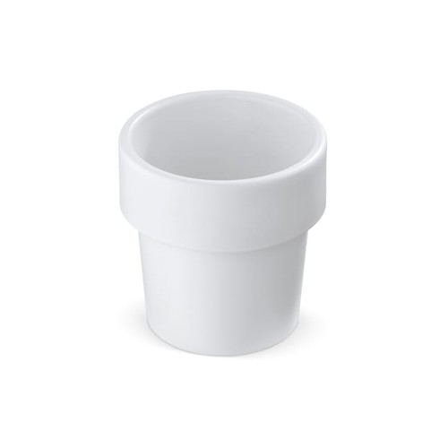 Hot-but-cool cup with strawberry seeds