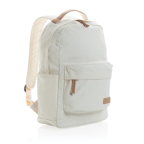 Impact AWARE™ 16 oz. recycled canvas laptop rugzak Impact AWARE™ 16 oz. recycled canvas laptop rugzak