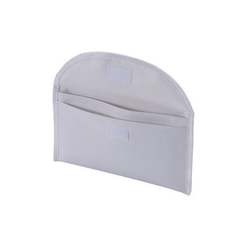 600D polyester document pouch with two pockets and velcro closure