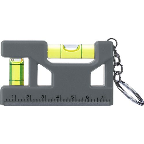 Recycled ABS spirit level keychain Indira Recycled ABS spirit level keychain Indira