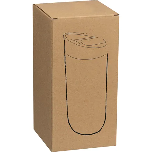 Taza isotérmica de 500 ml con botón de cierre Taza isotérmica de 500 ml con botón de cierre
